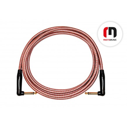 Reds Music  GCF1305RS Kabel Instrumentalny - FOP - Jack mono kątowy / Jack mono kątowy długość 0.5 m